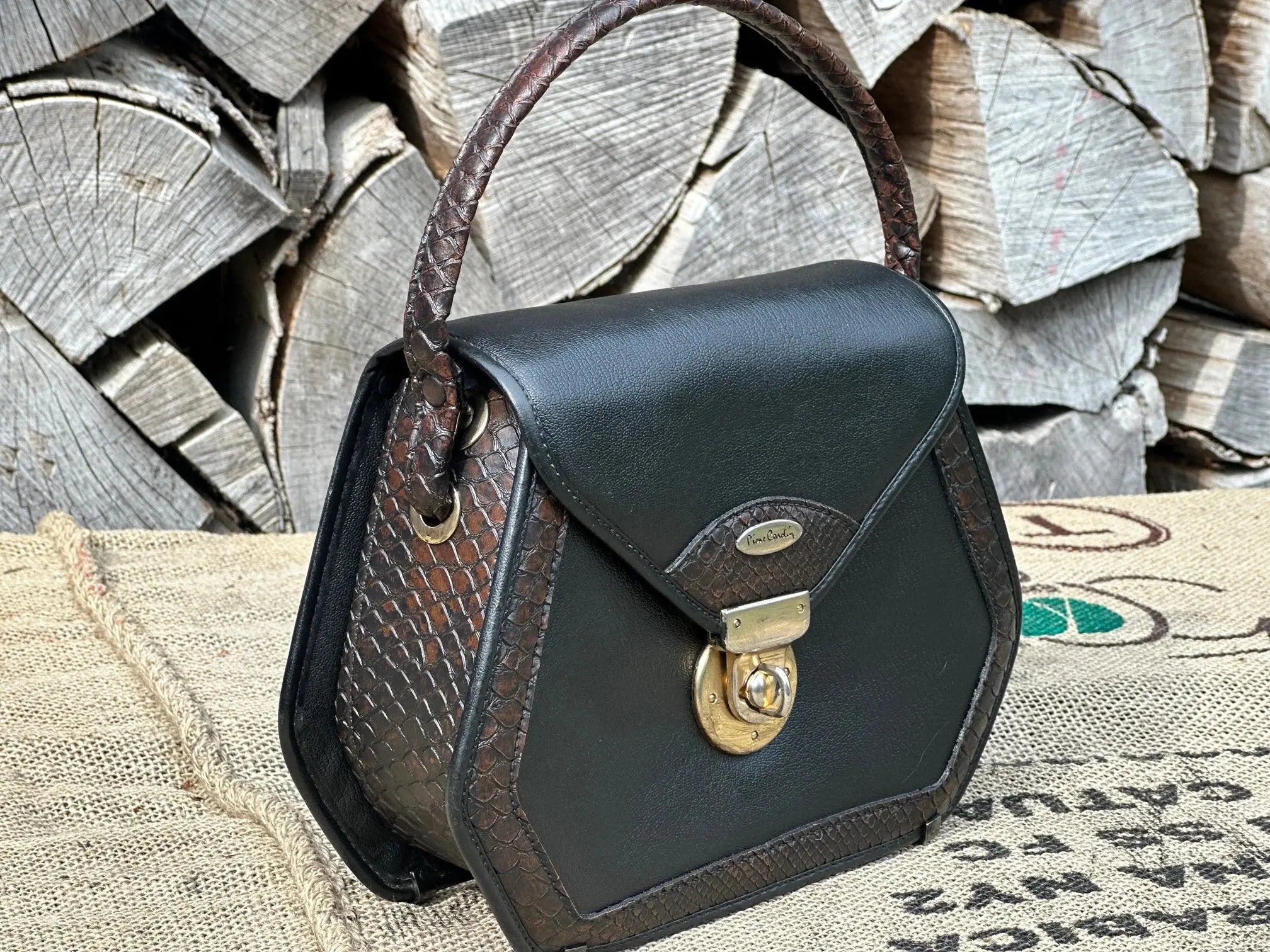 Torebka Pierre Cardin – stan idealny | 100% skóra naturalna | Autentyczna - karenlike.com