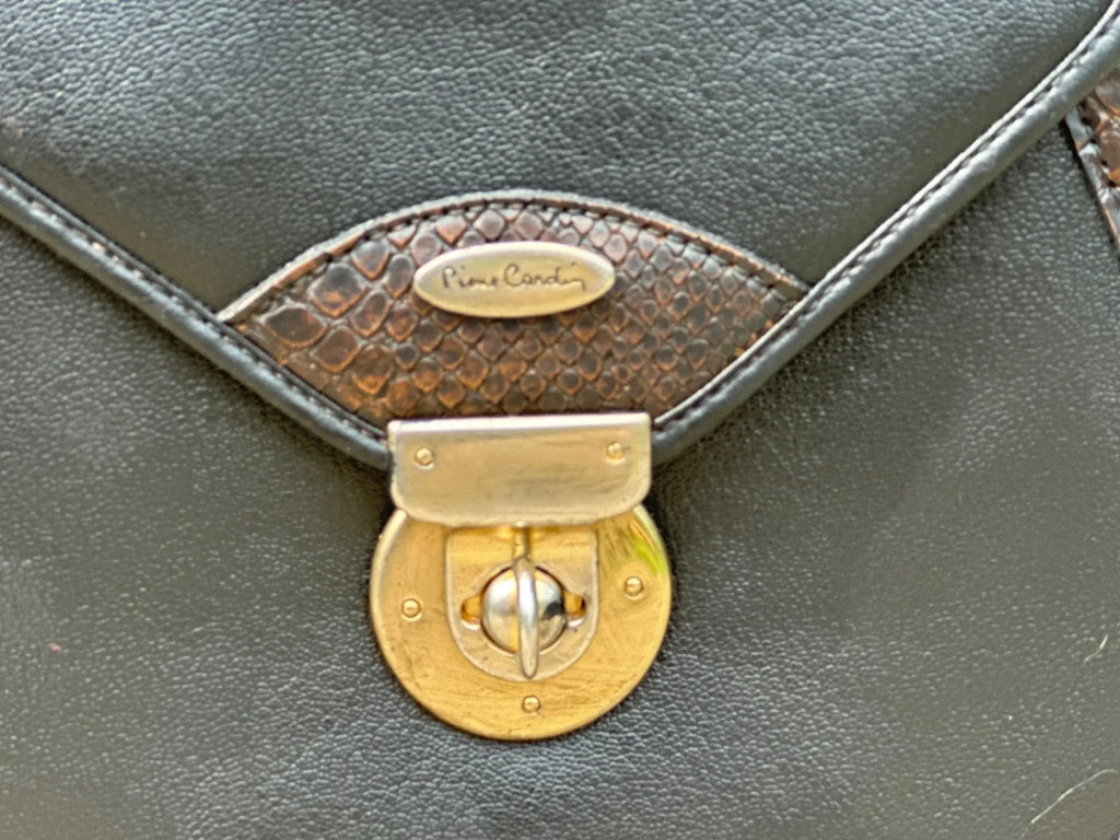 Torebka Pierre Cardin – stan idealny | 100% skóra naturalna | Autentyczna - karenlike.com
