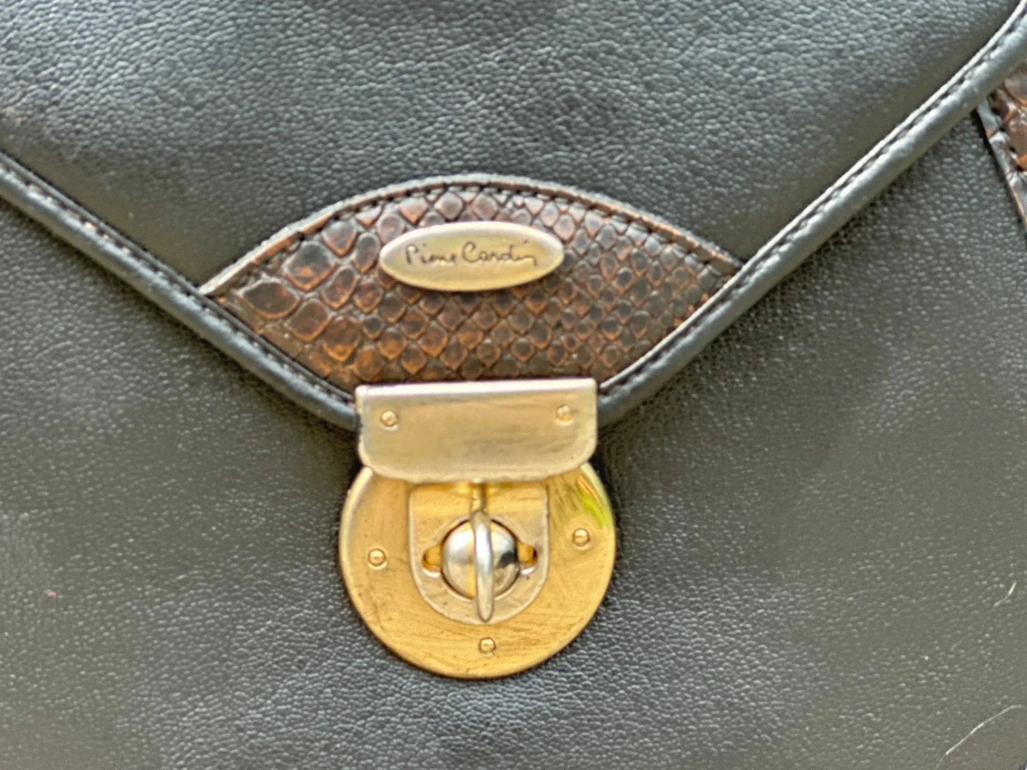 Torebka Pierre Cardin – stan idealny | 100% skóra naturalna | Autentyczna - karenlike.com