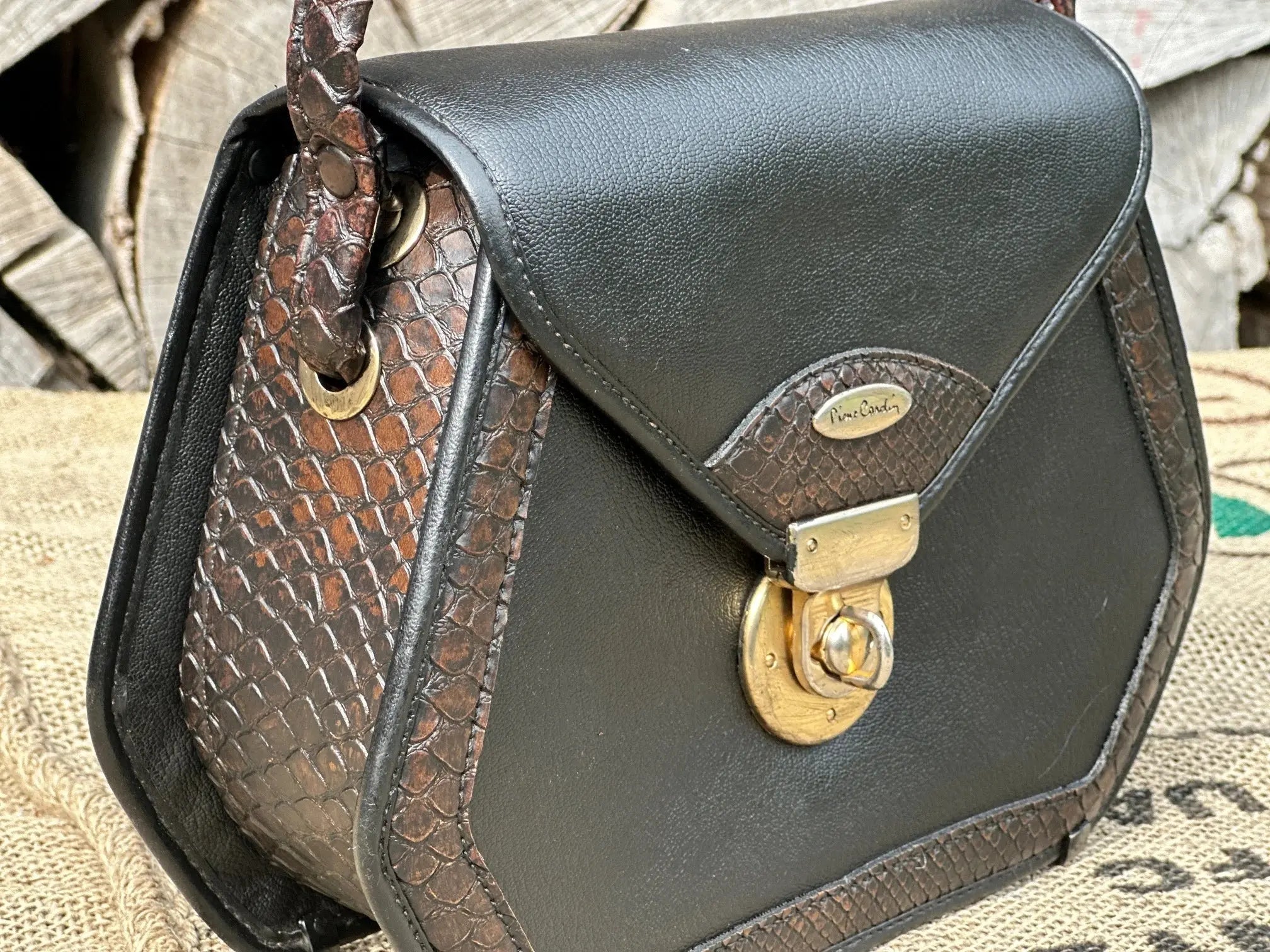 Torebka Pierre Cardin – stan idealny | 100% skóra naturalna | Autentyczna - karenlike.com