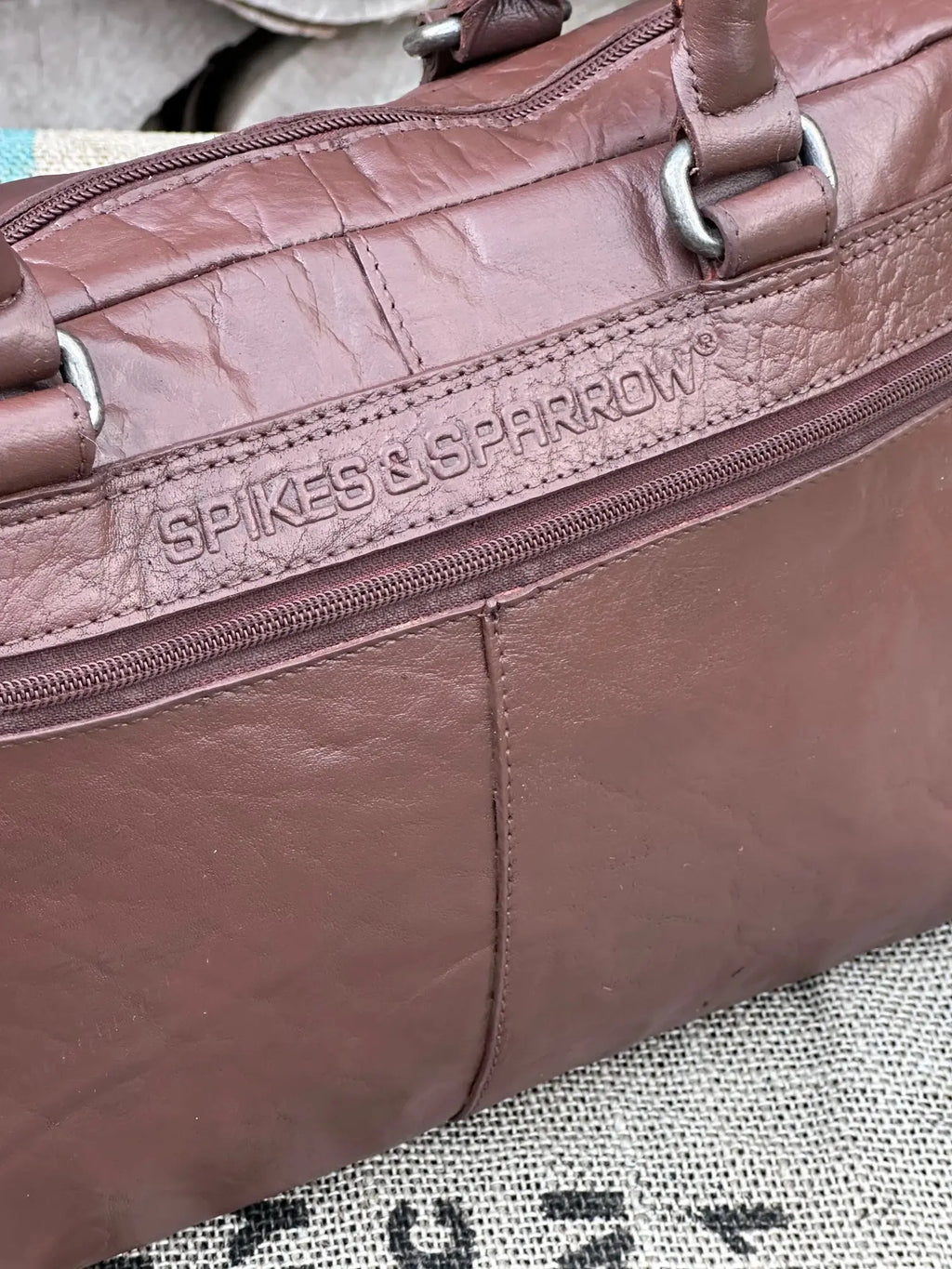 Torebka Spike & Sparrow | ręcznie odnawiana | stan idealny | 100% skóra naturalna - karenlike.com