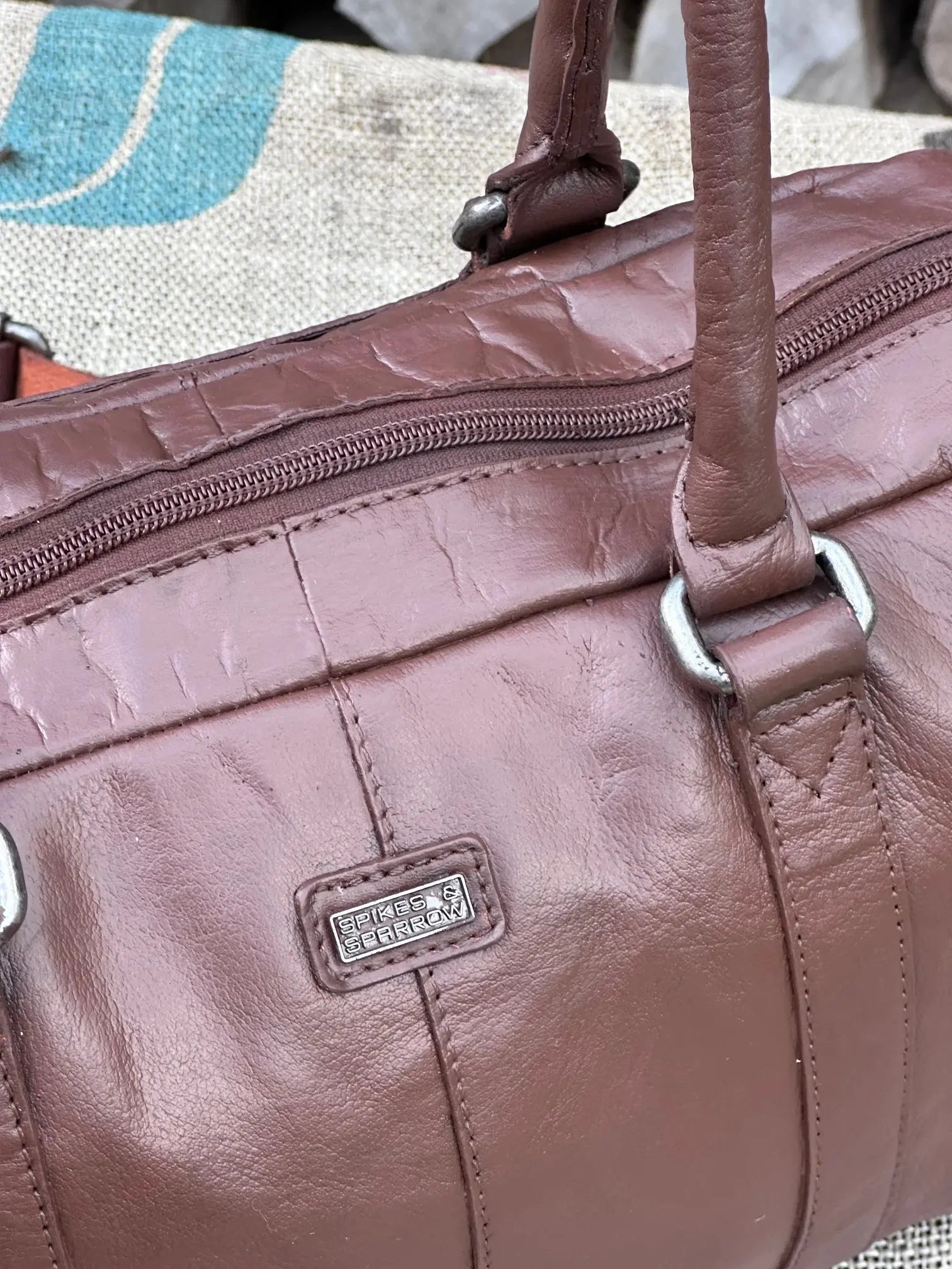 Torebka Spike & Sparrow | ręcznie odnawiana | stan idealny | 100% skóra naturalna - karenlike.com