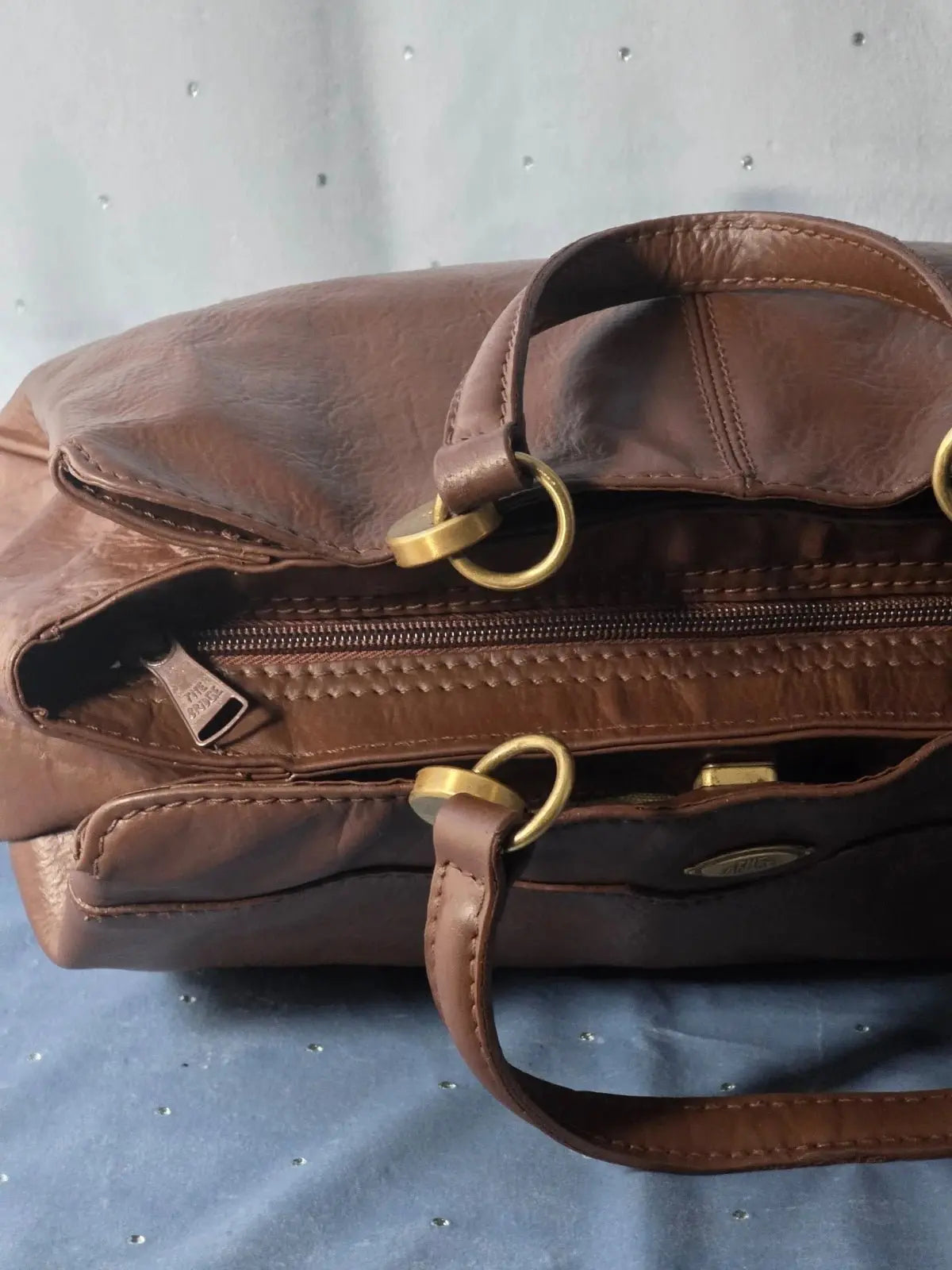 Torebka The Bridge Skórzana 100% Oryginał – Stan Idealny Jak Nowa Po Renowacji | 33x26 cm - karenlike.com