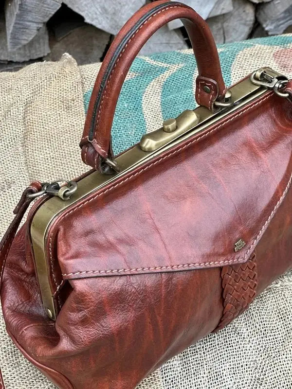 Torebka The Bridge Vintage do ręki lub na ramię – 100% skóra naturalna, stan idealny - karenlike.com