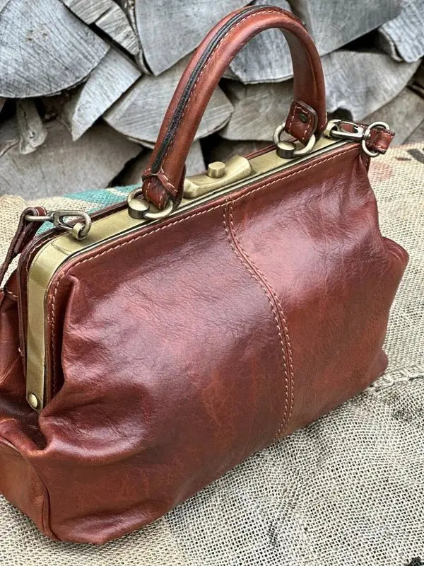 Torebka The Bridge Vintage do ręki lub na ramię – 100% skóra naturalna, stan idealny - karenlike.com