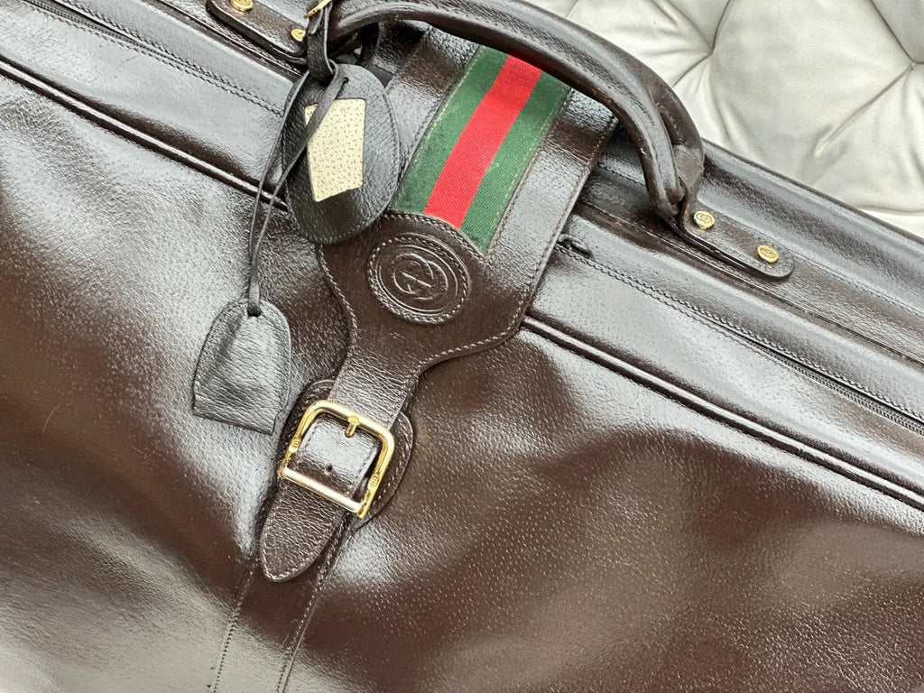 Walizka podróżna Gucci – lata 70., stan idealny - karenlike.com
