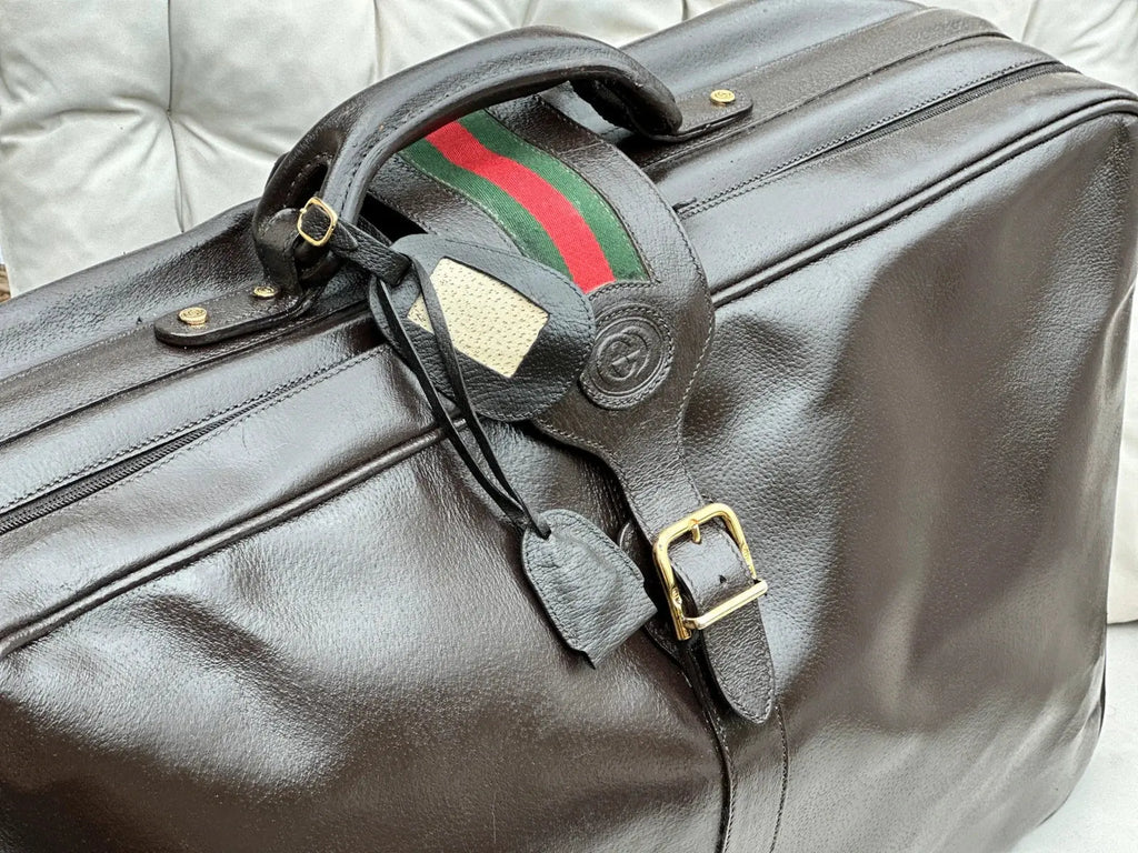 Walizka podróżna Gucci – lata 70., stan idealny - karenlike.com