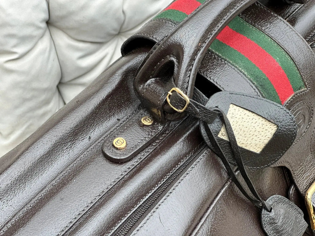 Walizka podróżna Gucci – lata 70., stan idealny - karenlike.com